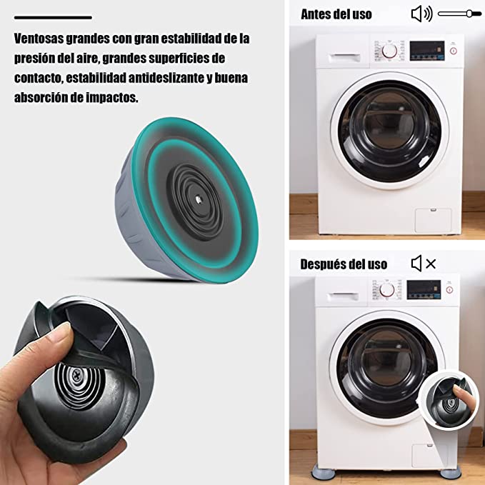 Almohadillas amortiguadoras para lavadora - Kneevital