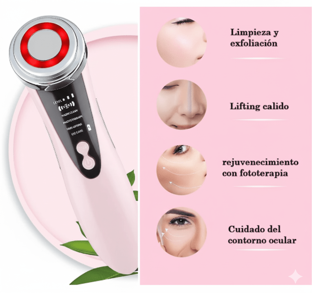 Masajeador facial ledterapia - Kneevital